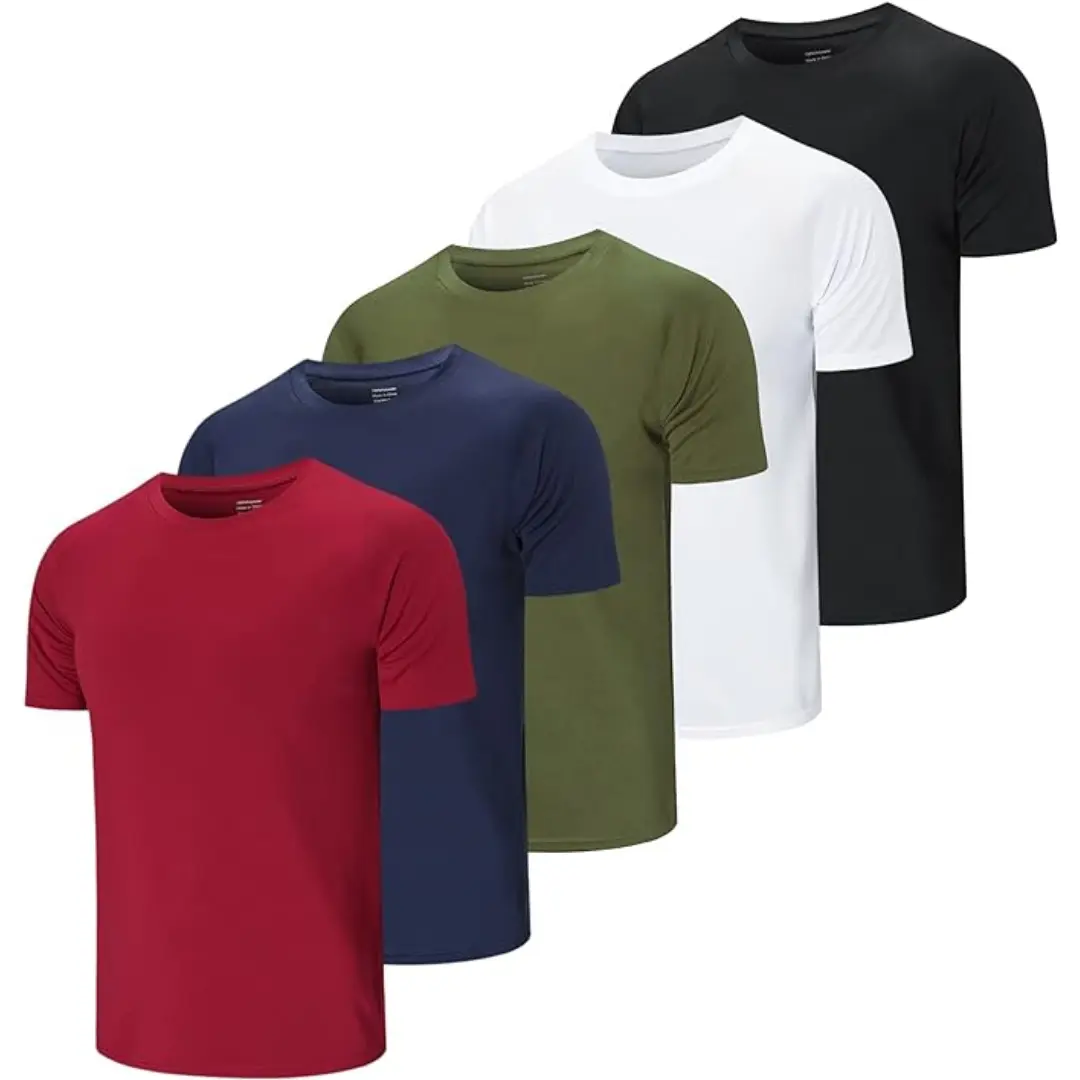 Premium Dry Fit Unisex Round Neck T-Shirt | Custom logo T-shirts | TeeFame